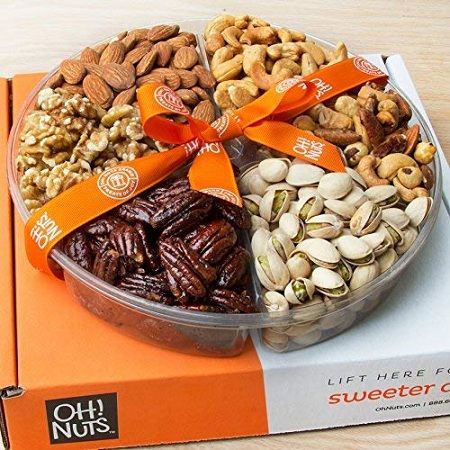 Oh! Nuts Holiday Nut and Dried Fruit Gift Basket